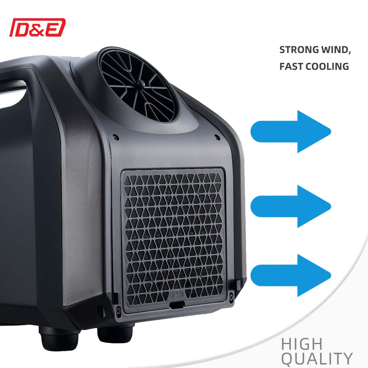 250w DC 24v 2550 Btu Portable  - огляд і ціна Outdoor Camping Air Conditioner