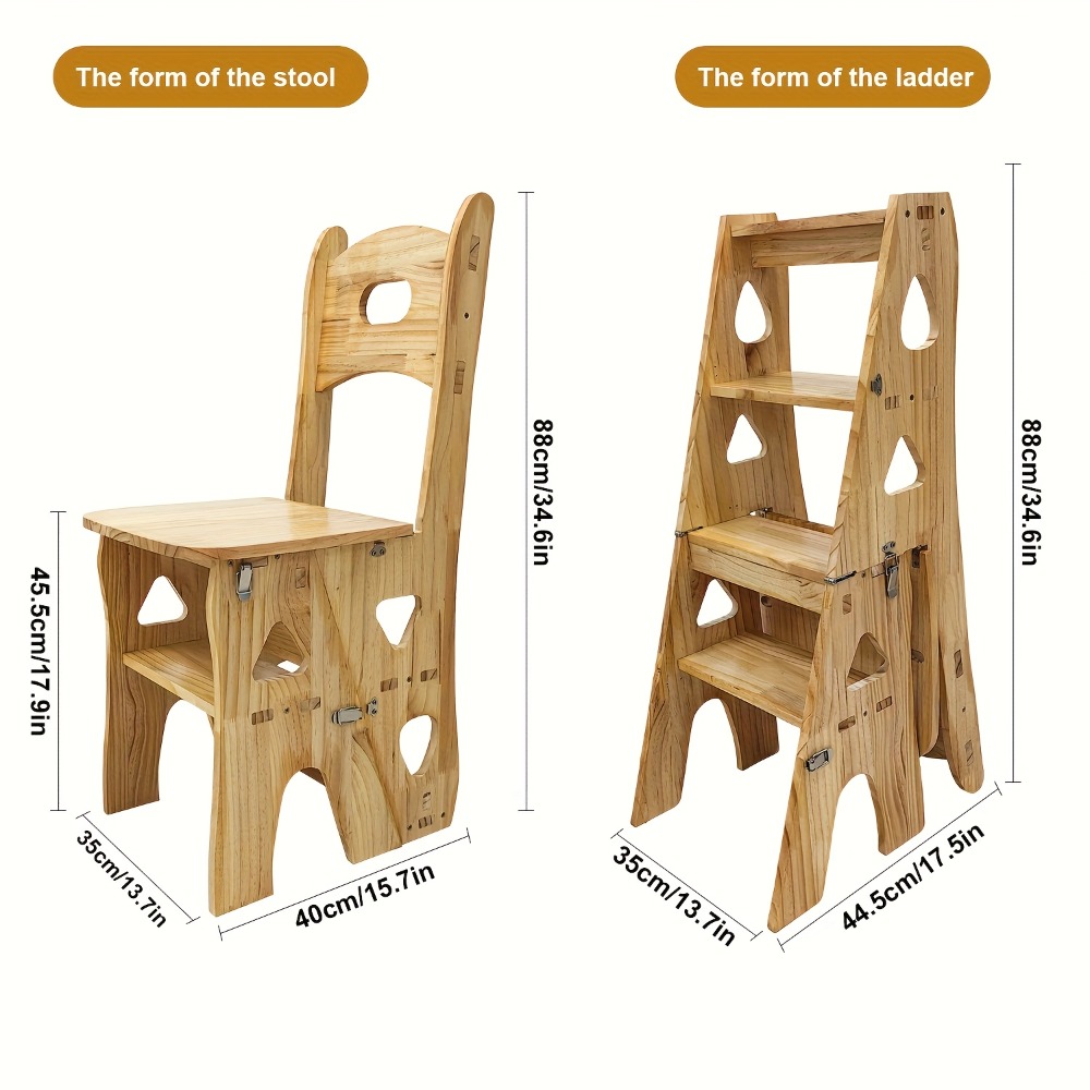 4 Step Foot Stool Chair 3in 1  - огляд і ціна Folding Chair