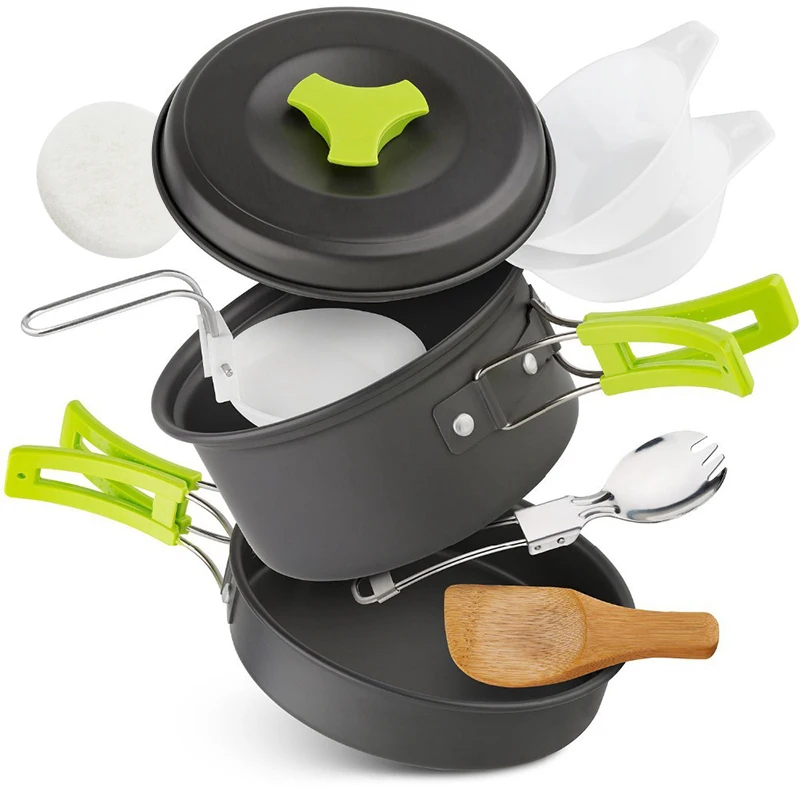 Portable Durable Camping Cookw - огляд і ціна Outdoor Camping Dining Set