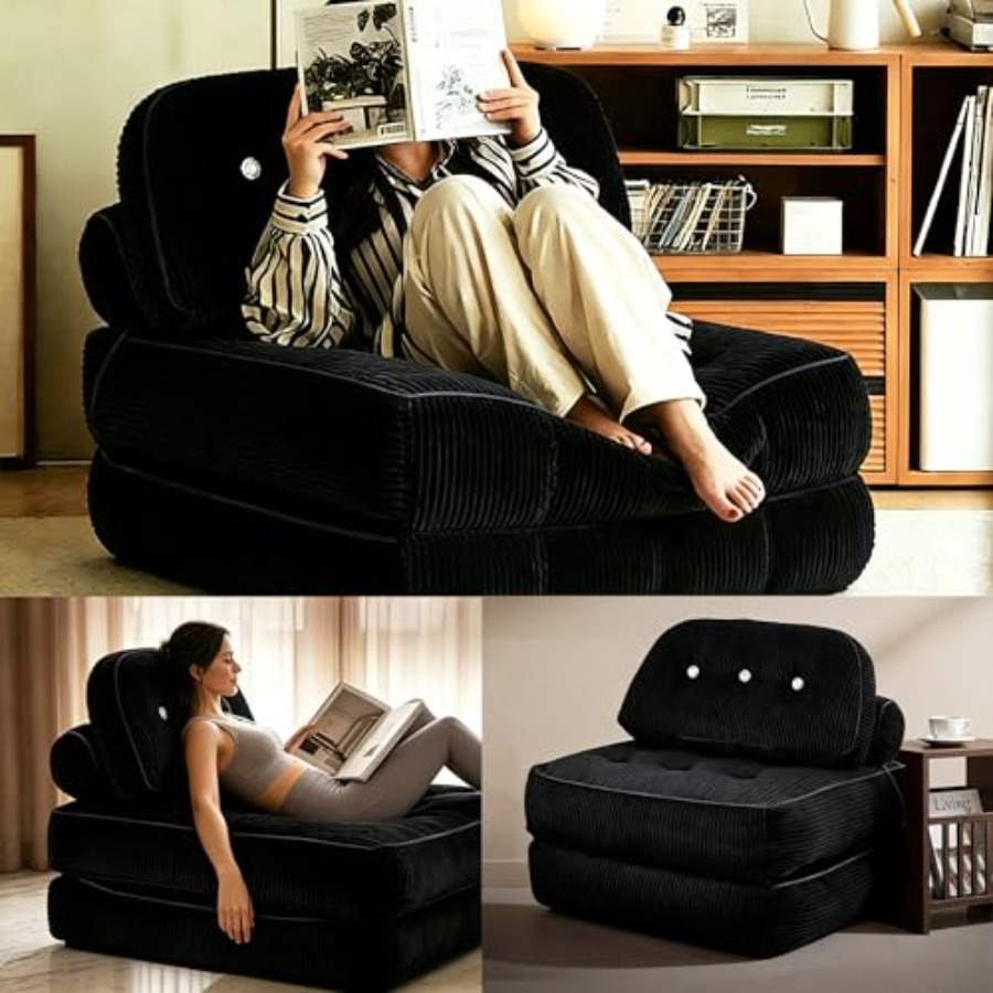 Folding Sofa Bed, Flannel Futo - огляд і ціна Folding Chair