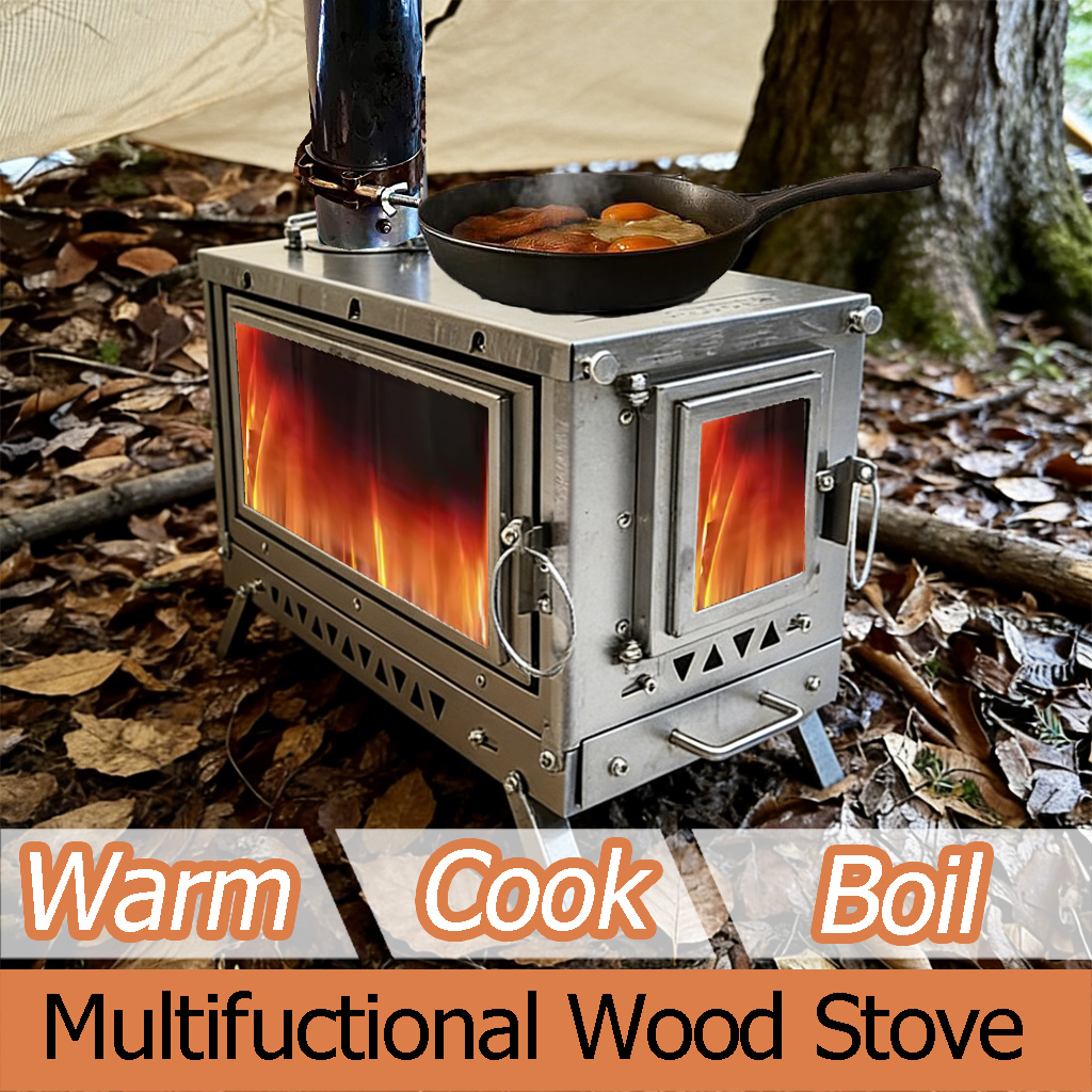 DANCHEL OUTDOOR T3 Titanium Al - огляд і ціна Outdoor Camping Stove Wood