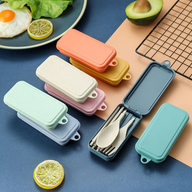 4Pcs Portable Tableware Set Wh - огляд і ціна Outdoor Camping Dining Set
