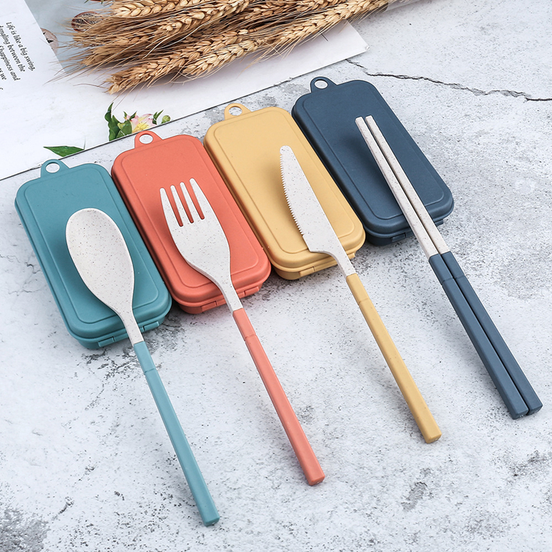 4Pcs Portable Tableware Set Wh - огляд і ціна Outdoor Camping Dining Set