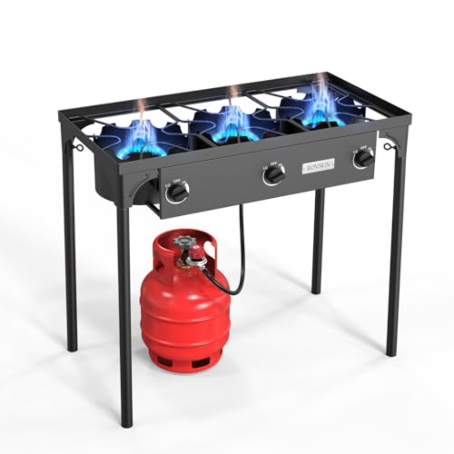 3 Burner Propane Gas Stove 225 - огляд і ціна Outdoor Camping List