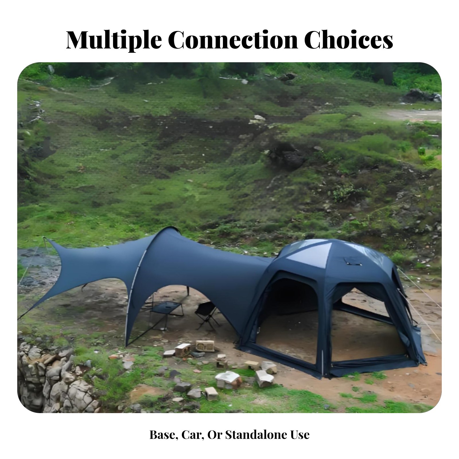 Car Tail Awning Tent, UPF 50+  - огляд і ціна Outdoor Camping Car Tail Tent