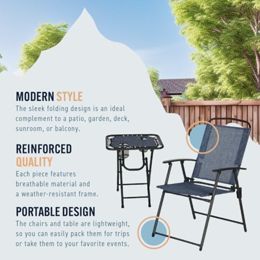Trapper's Peak 3-Piece Folding - огляд і ціна Folding Chair
