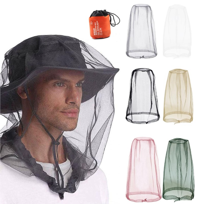 Outdoor Fishing Cap Mosquito H - огляд і ціна Outdoor Camping Mosquito Net