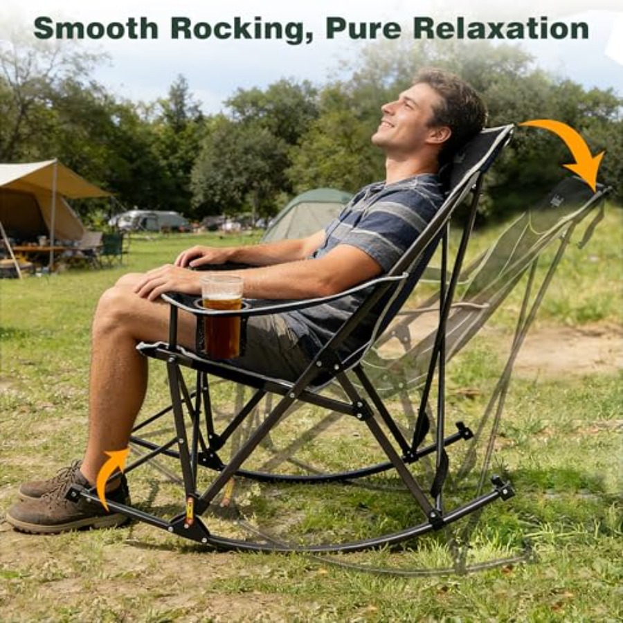 Oversized Folding Rocking Camp - огляд і ціна Outdoor Camping Rocker