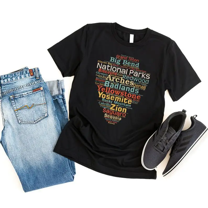 National Parks Shirt, List Wor - огляд і ціна Outdoor Camping List