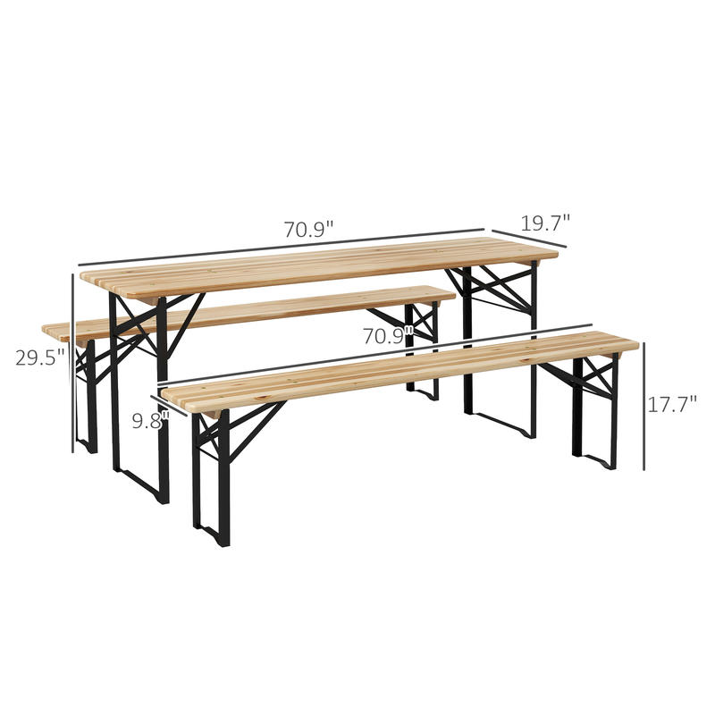 6' Portable Picnic Table and B - огляд і ціна Outdoor Camping Dining Set