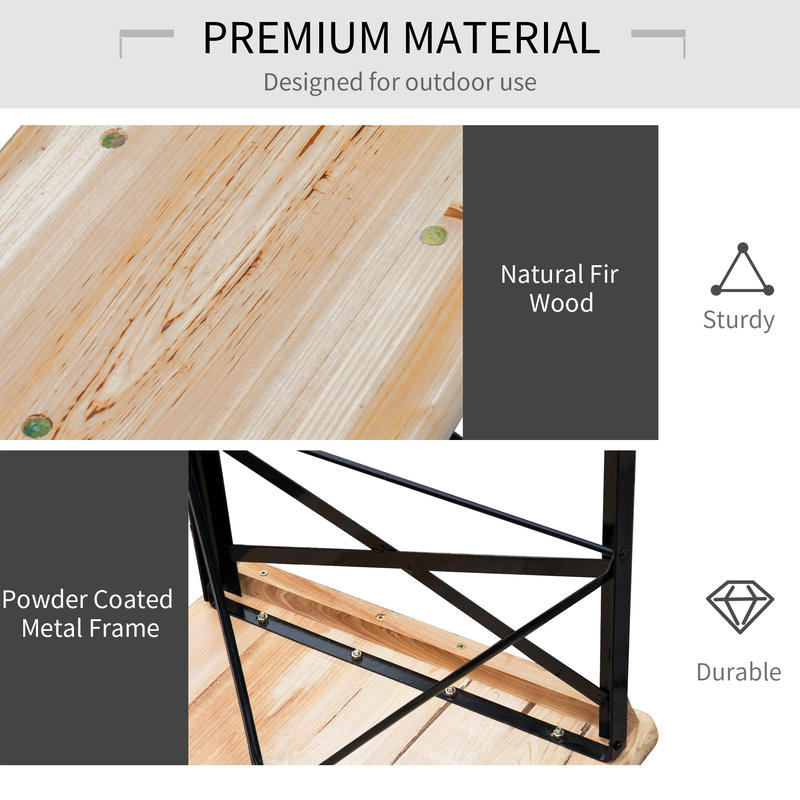 6' Portable Picnic Table and B - огляд і ціна Outdoor Camping Dining Set