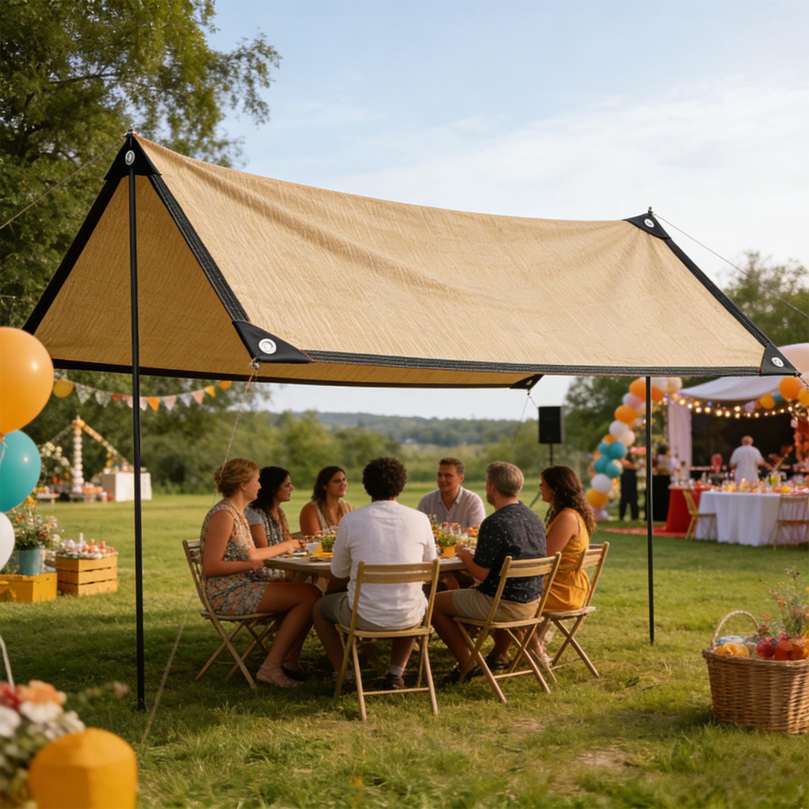 Sail Shade Canopy UV Protectio - огляд і ціна Outdoor Camping Decke