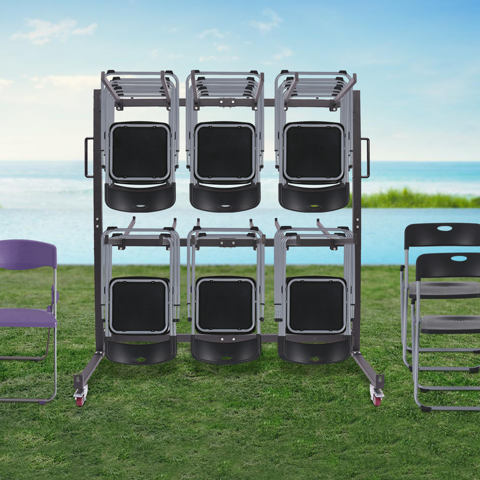 Folding Table and Chair Cart,  - огляд і ціна Folding Chair