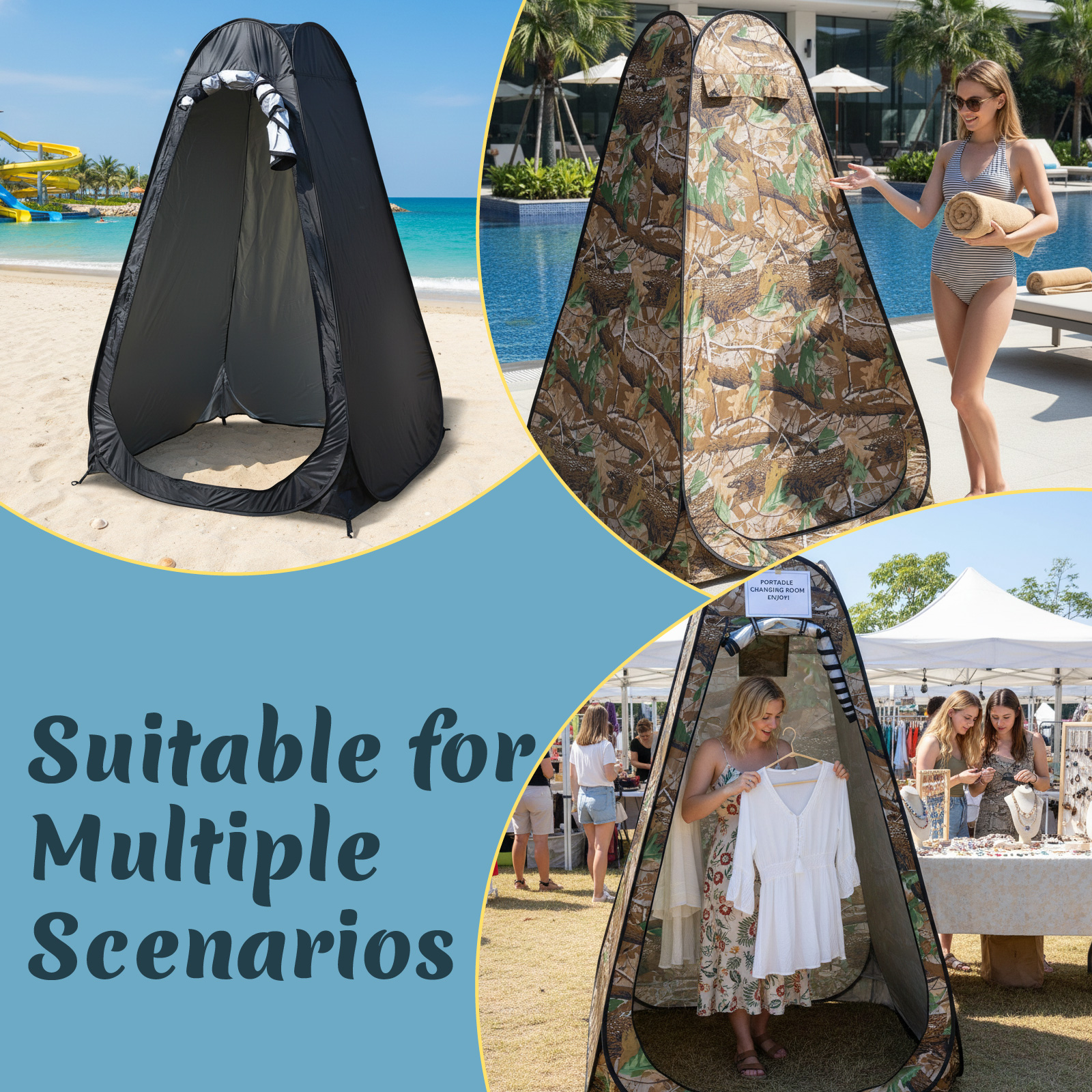 Portable Pop-Up Privacy Tent O - огляд і ціна Portable Camp Toilet