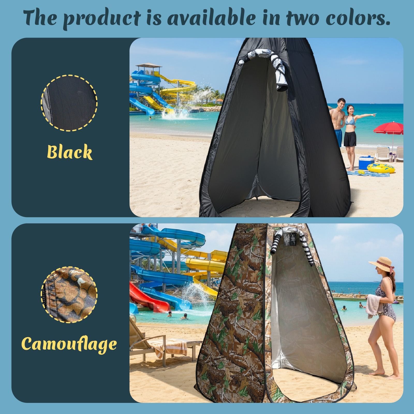 Portable Pop-Up Privacy Tent O - огляд і ціна Portable Camp Toilet