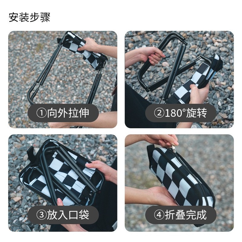 Outdoor folding stool portable - огляд і ціна Outdoor Camping Chairs