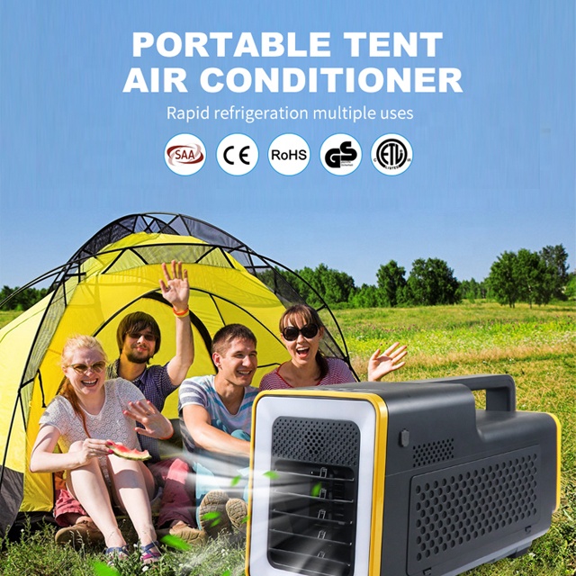 Portable 1500BTU Outdoor Trave - огляд і ціна Outdoor Camping Air Conditioner