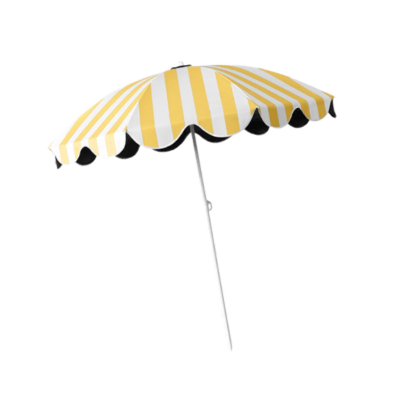 Garden Umbrella Yellow and Whi - огляд і ціна Outdoor Camping Decke