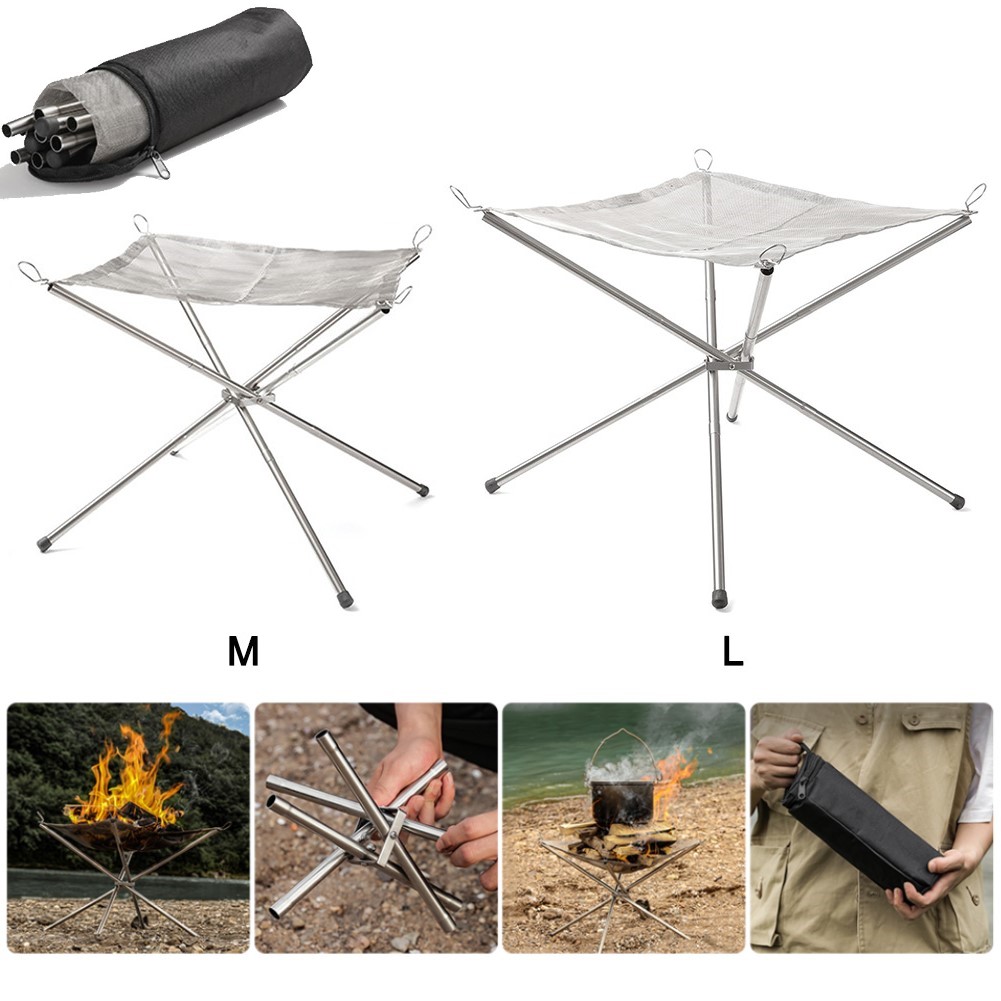 Portable Camping Fire Pit Gril - огляд і ціна Outdoor Camping Stove Wood