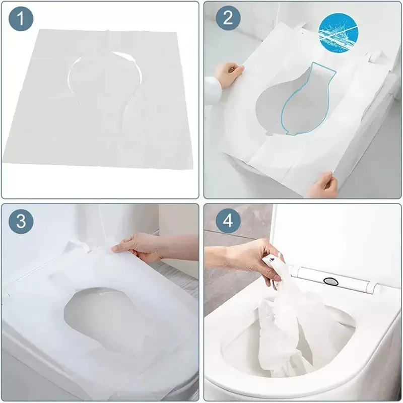 Disposable Toilet Seat Cover P - огляд і ціна Portable Camp Toilet