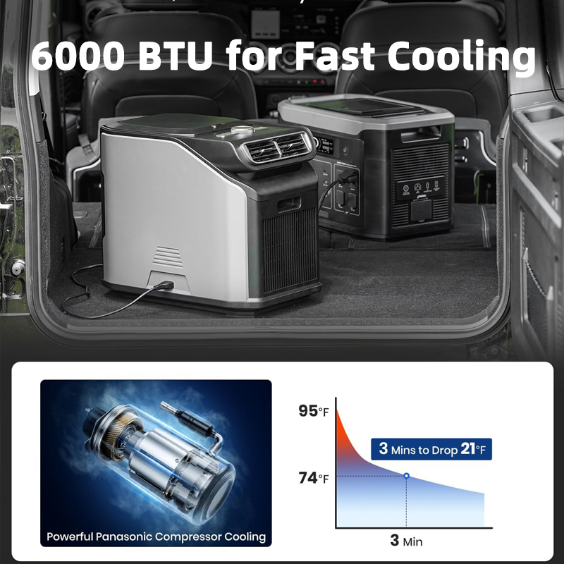 Portable Air Conditioner With  - огляд і ціна Outdoor Camping Air Conditioner