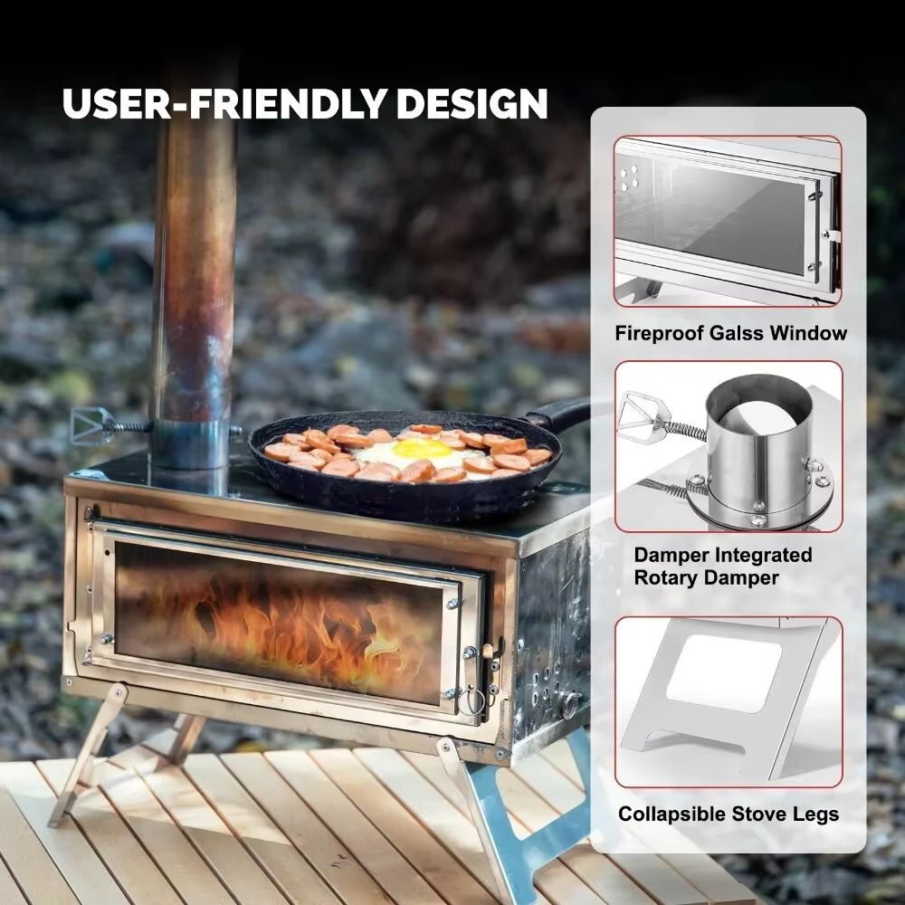 CHANGE MOORE Portable Outdoor  - огляд і ціна Outdoor Camping Stove Wood