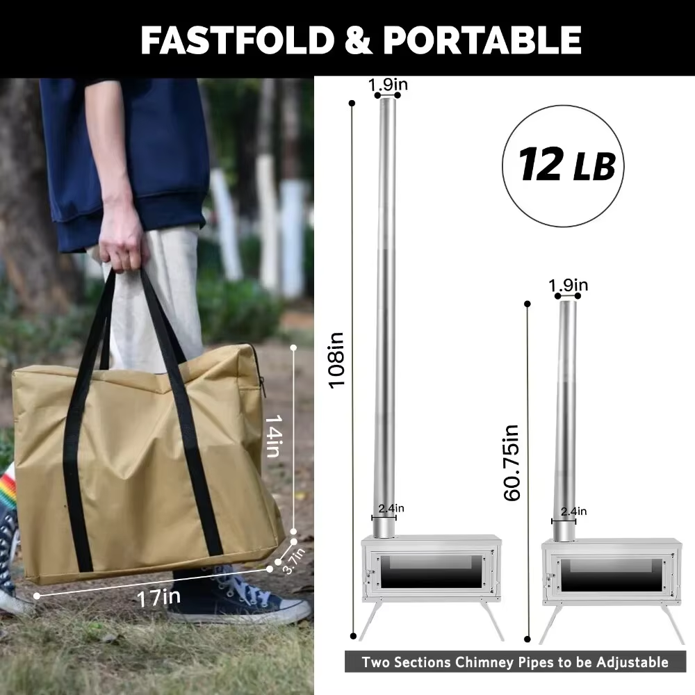 CHANGE MOORE Portable Outdoor  - огляд і ціна Outdoor Camping Stove Wood