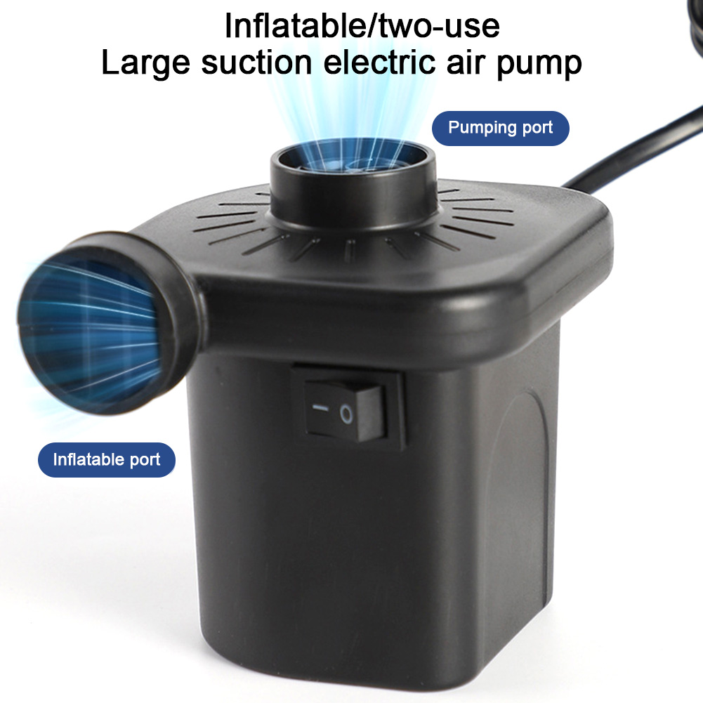 Electric Air Pump with 3 Nozzl - огляд і ціна Inflatable Mattress