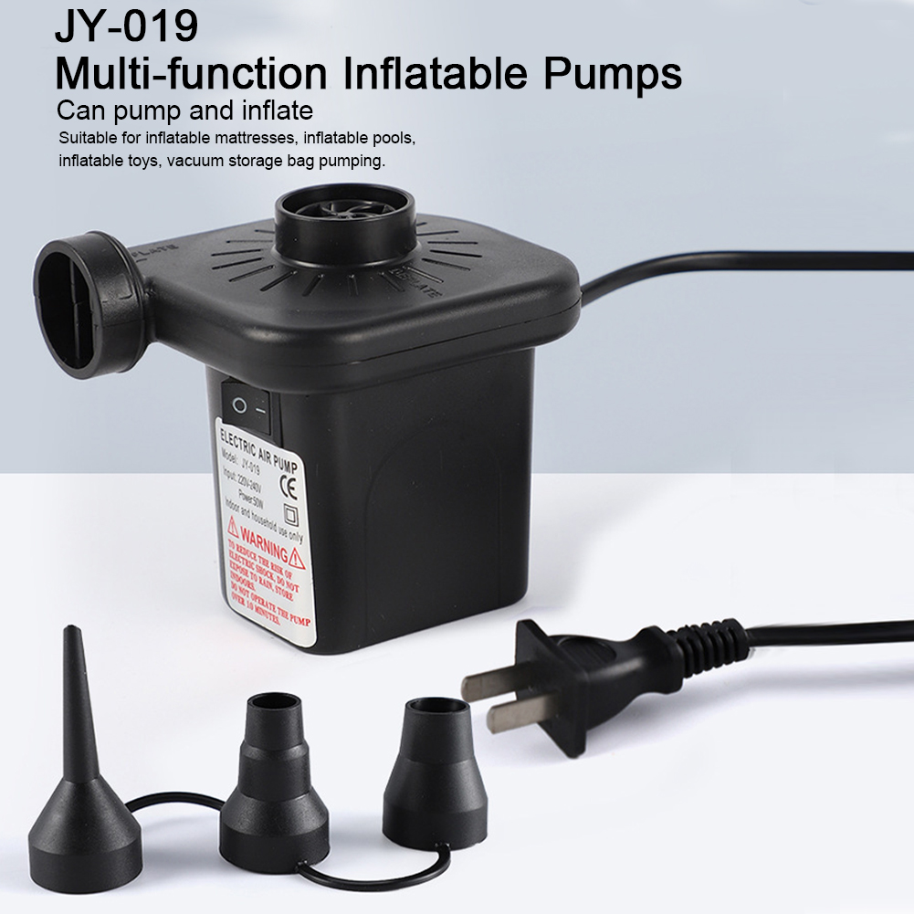 Electric Air Pump with 3 Nozzl - огляд і ціна Inflatable Mattress