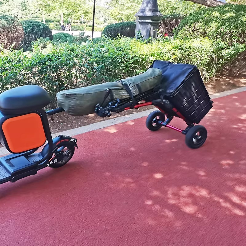 Portable Folding Camping Troll - огляд і ціна Outdoor Camping Trolley