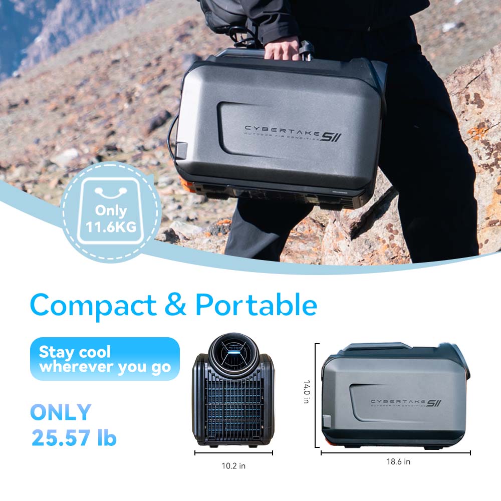 S2 Pro Heating&Cooling Inverte - огляд і ціна Outdoor Camping Air Conditioner