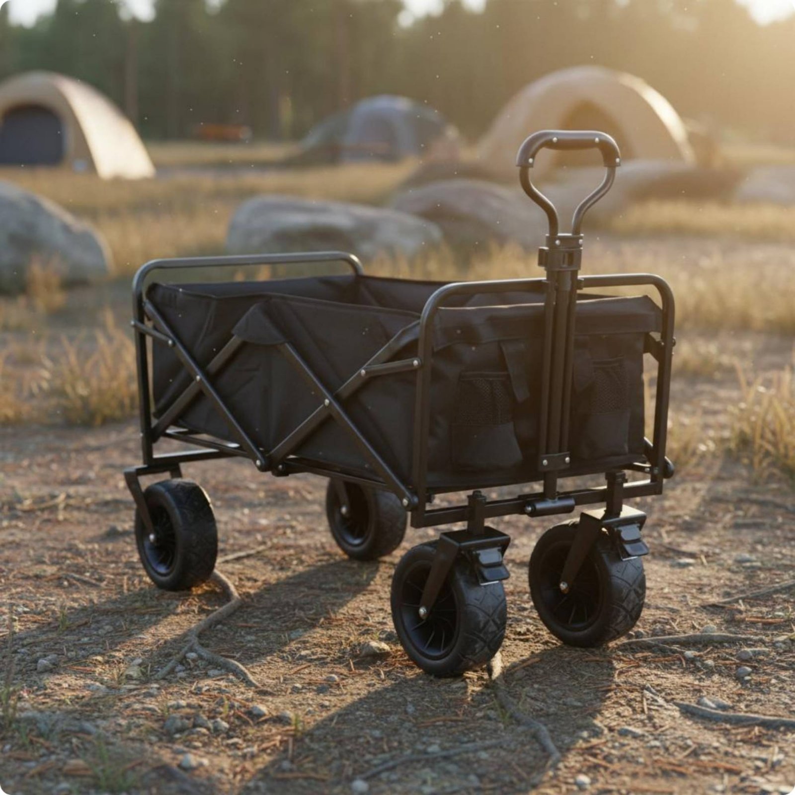 Folding Wagon Foldable Camping - огляд і ціна Outdoor Camping Trolley