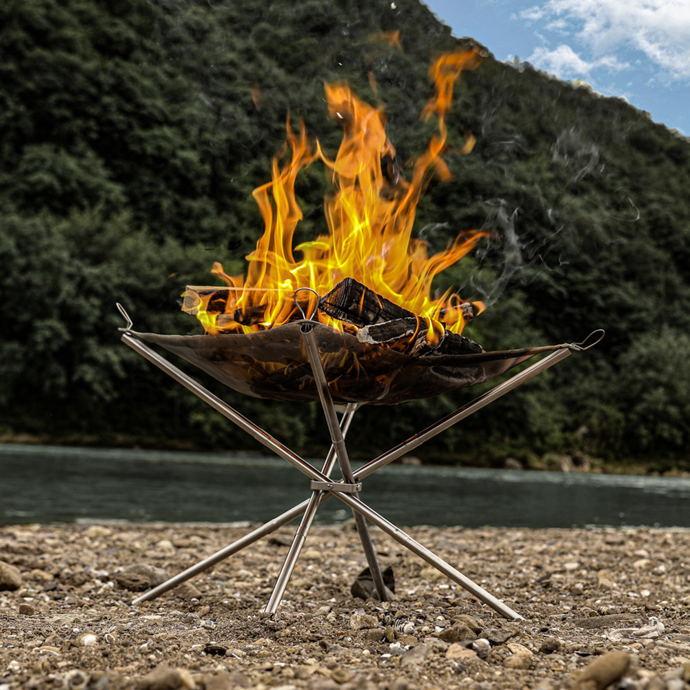 Outdoor Camping Fire Rack Gril - огляд і ціна Outdoor Camping Stove Wood