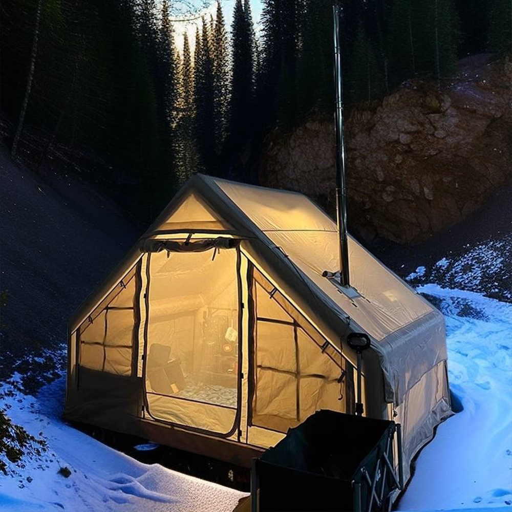 Inflatable Camping Tent Outdoo - огляд і ціна Outdoor Inflatable Camping Tent With Air Pump