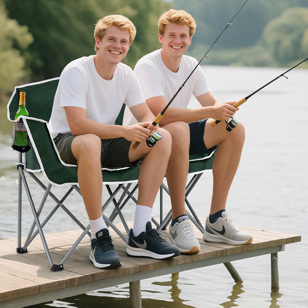 Durable 2-Person Folding Lawn  - огляд і ціна Folding Chair