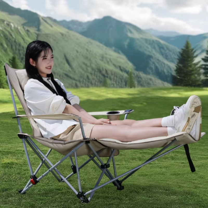 Folding Recliner Portable Camp - огляд і ціна Outdoor Camping Recliner Chairs
