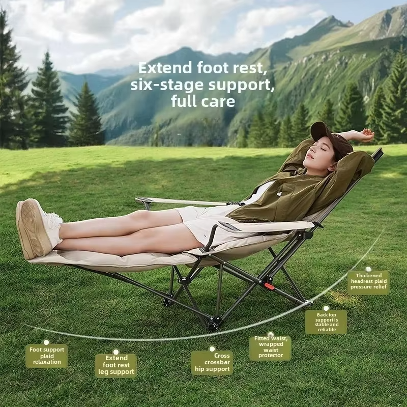 Folding Recliner Portable Camp - огляд і ціна Outdoor Camping Recliner Chairs