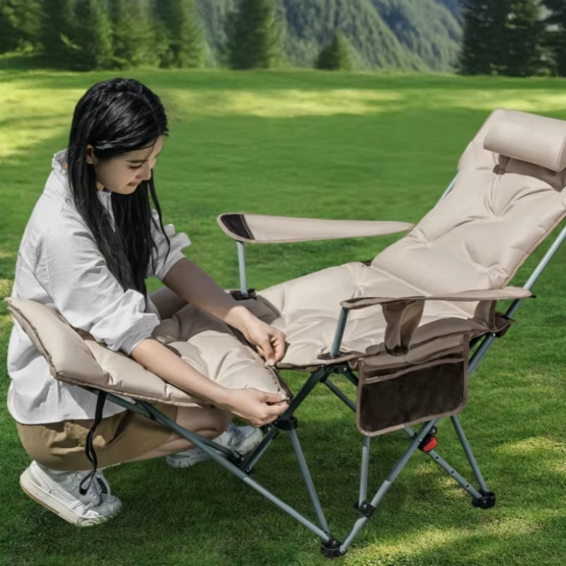 Folding Recliner Portable Camp - огляд і ціна Outdoor Camping Recliner Chairs