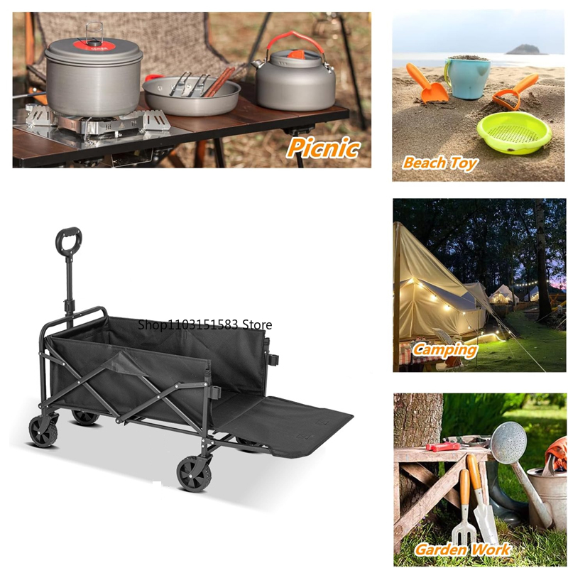 Extra Long Extender Folding Ca - огляд і ціна Outdoor Camping Trolley