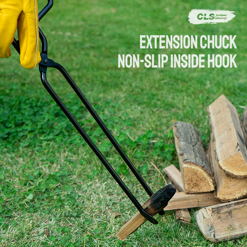 Firewood Tongs Metal Heat Resi - огляд і ціна Camping Quiet