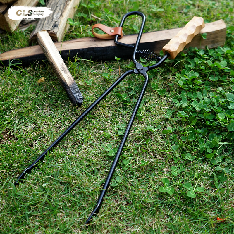 Firewood Tongs Metal Heat Resi - огляд і ціна Camping Quiet