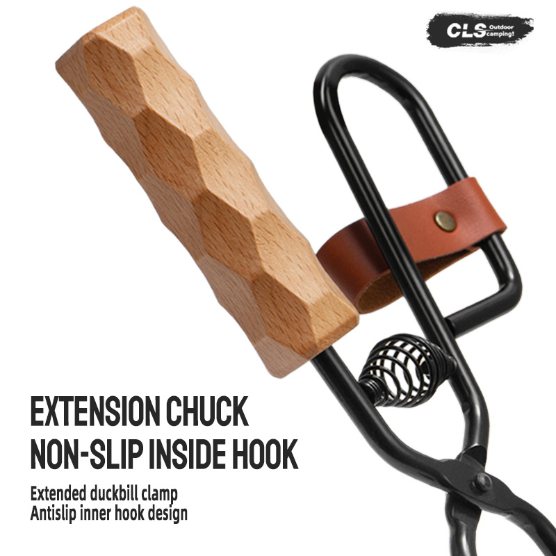 Firewood Tongs Metal Heat Resi - огляд і ціна Camping Quiet