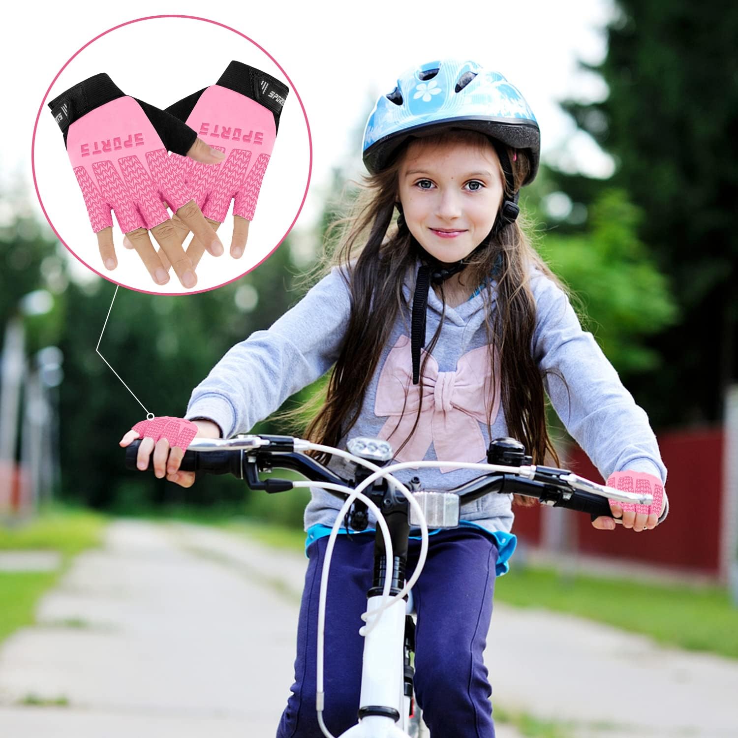 1pair Fingerless Cycling Glove - огляд і ціна Outdoor Camping Kids Activities