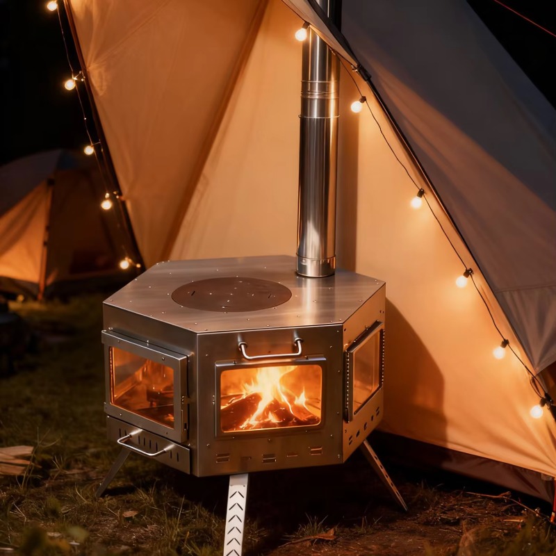 【Popular】Folding Multipurpose  - огляд і ціна Outdoor Camping Stove Wood