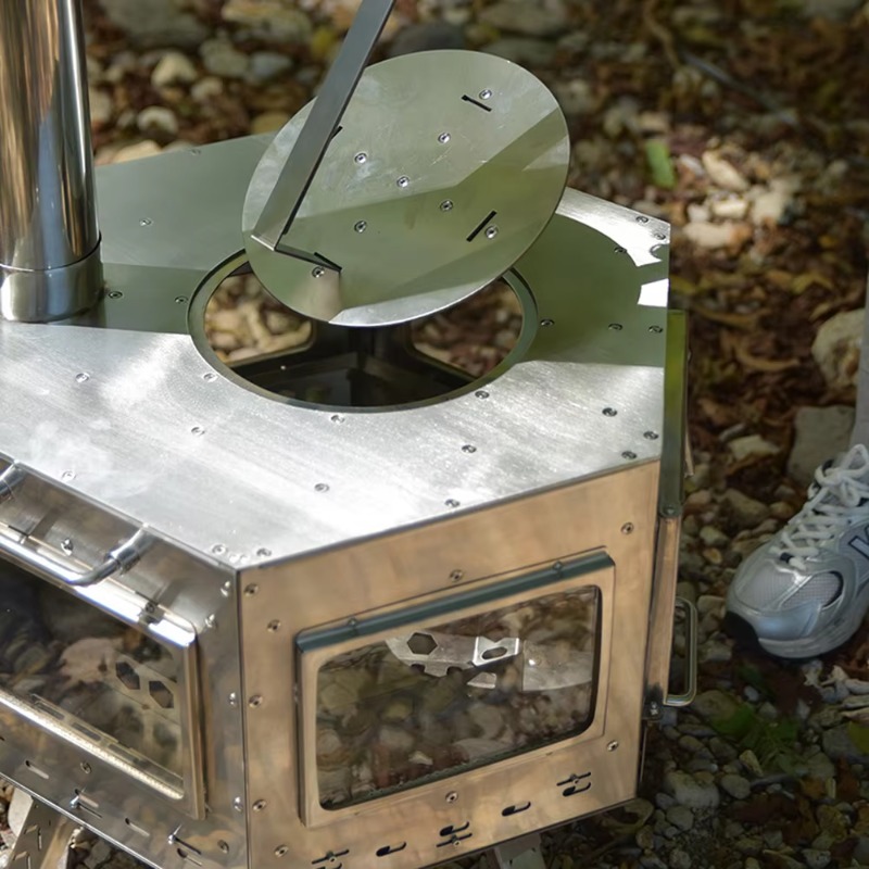 【Popular】Folding Multipurpose  - огляд і ціна Outdoor Camping Stove Wood
