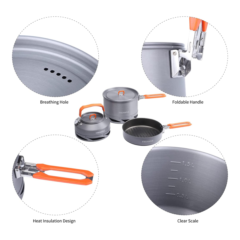 Fire Maple Camping Cookware Ut - огляд і ціна Outdoor Camping World