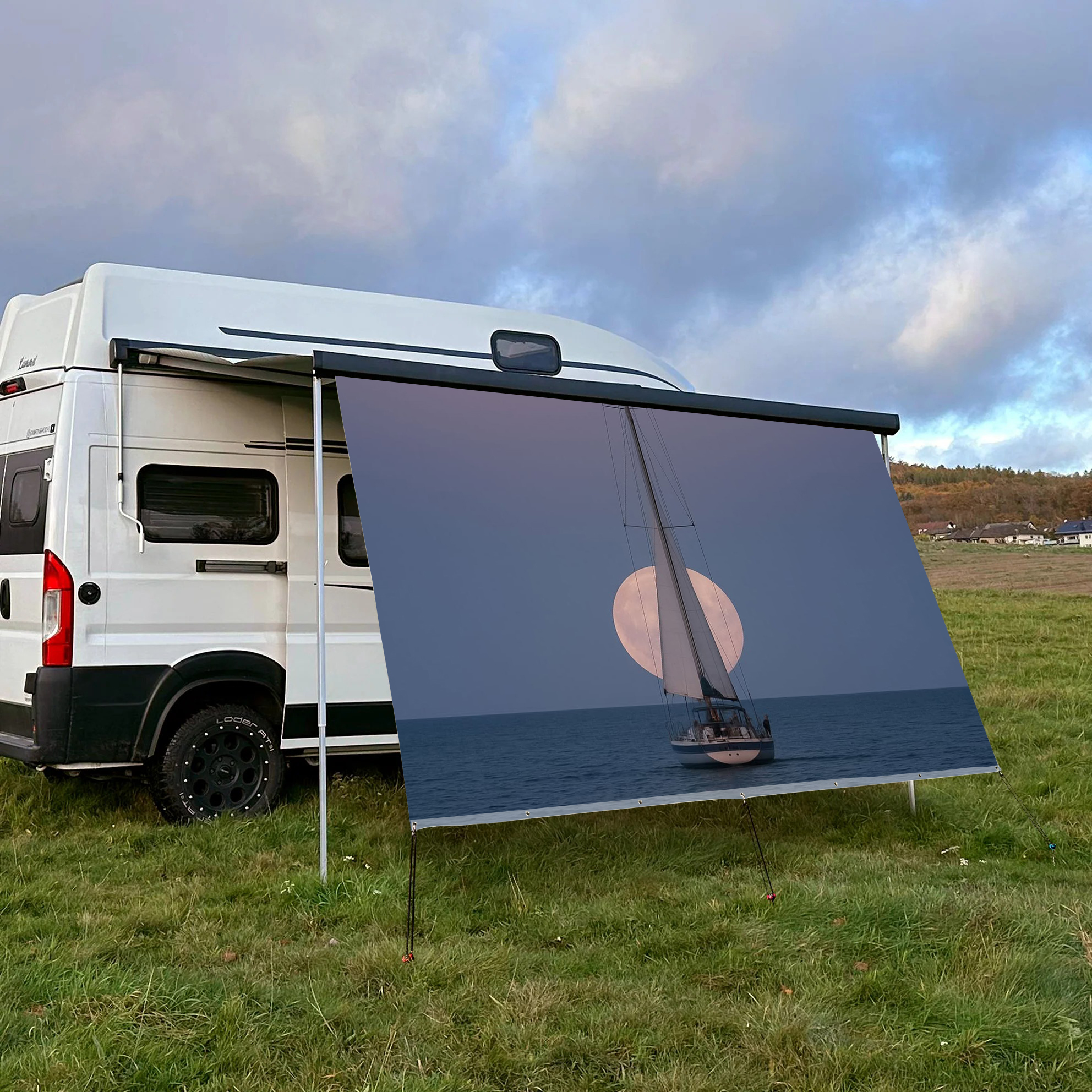 Custom Pattern UV Resistant Fo - огляд і ціна Outdoor Camping Awning
