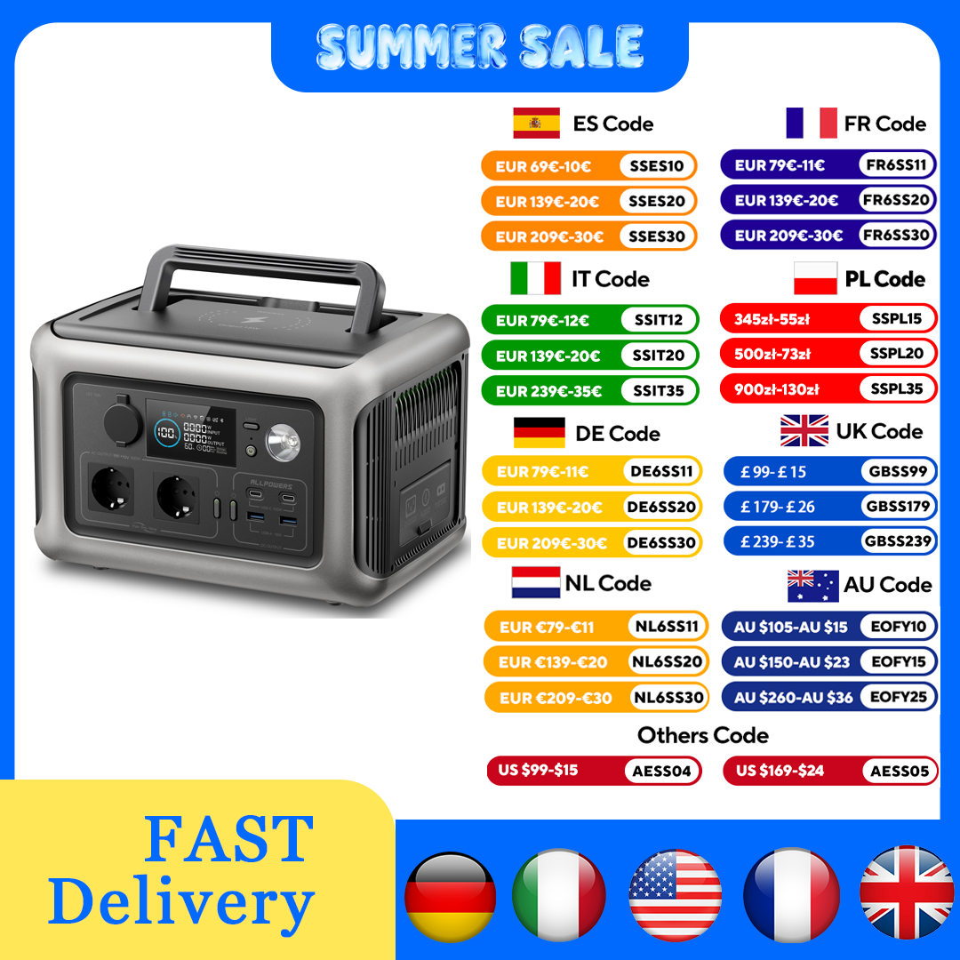 ALLPOWERS Portable Power Stati - огляд і ціна Outdoor Camping Outlet