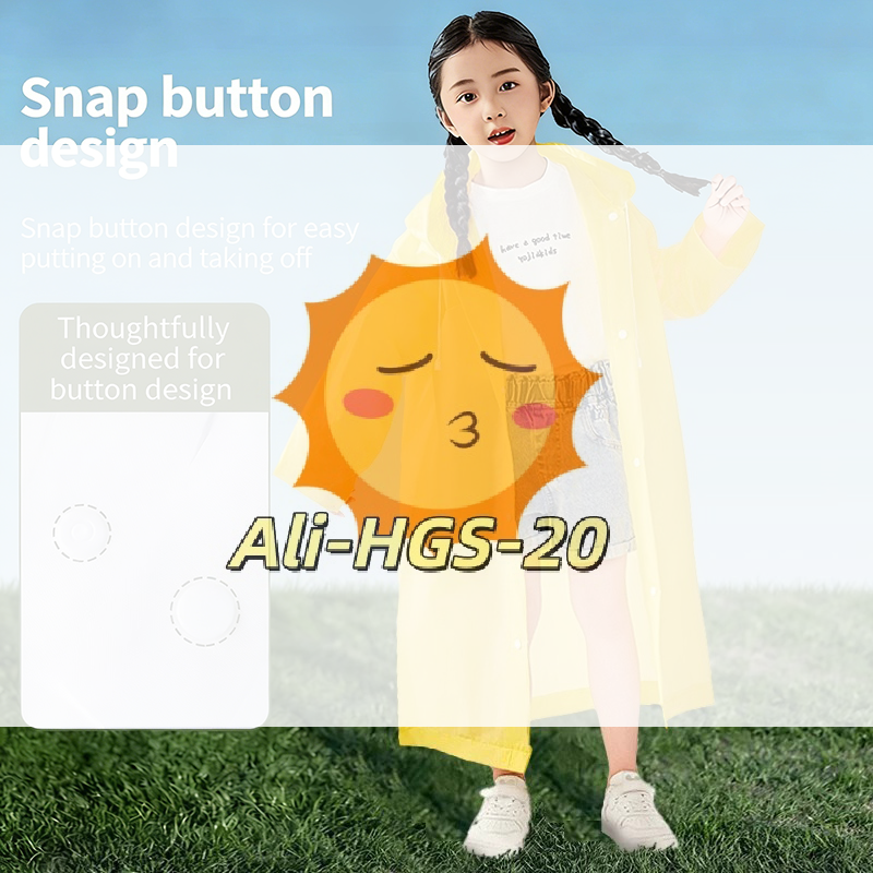 Disposable Long Kids Raincoat  - огляд і ціна Outdoor Camping Kids Activities