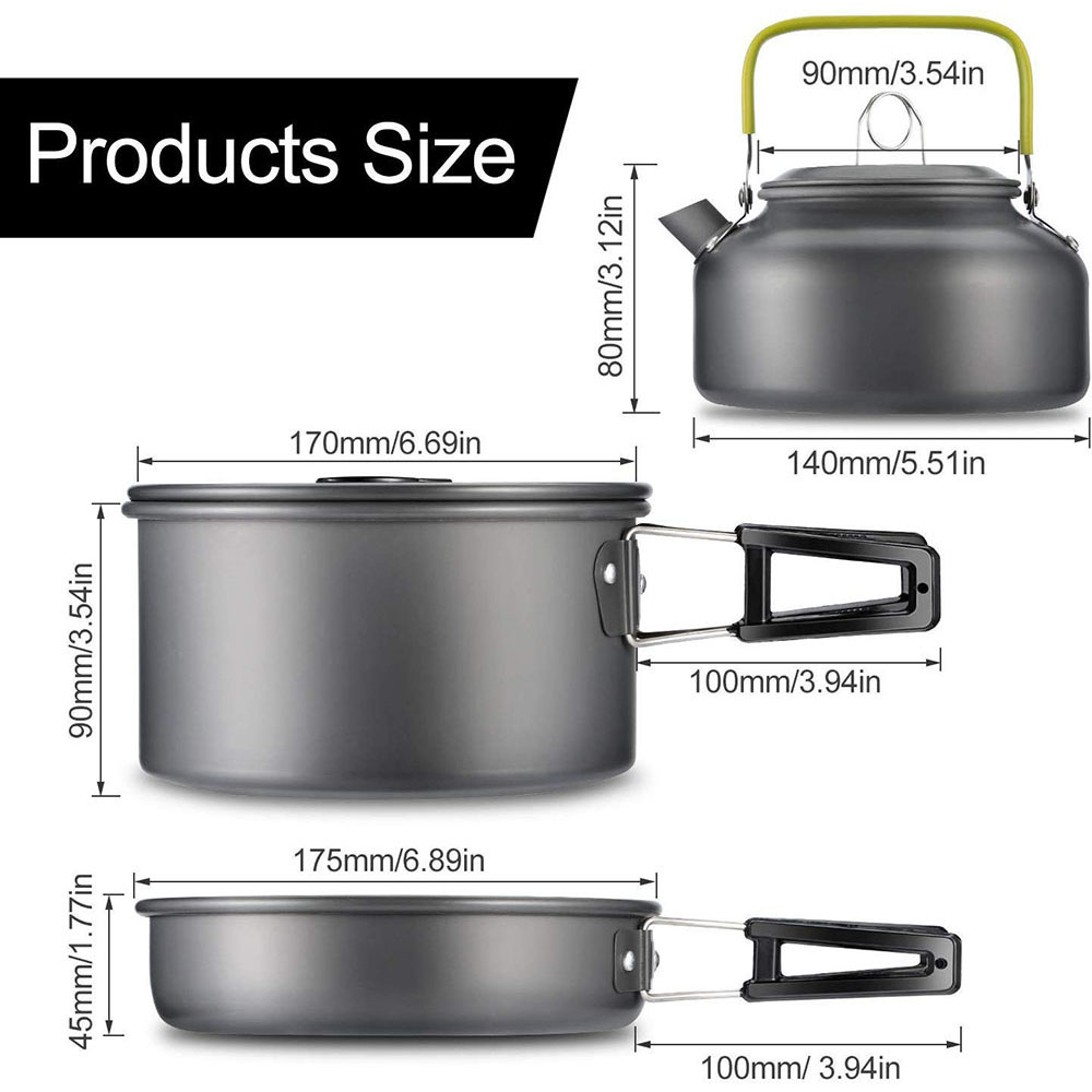Outdoor camping cookware set m - огляд і ціна Outdoor Camping World